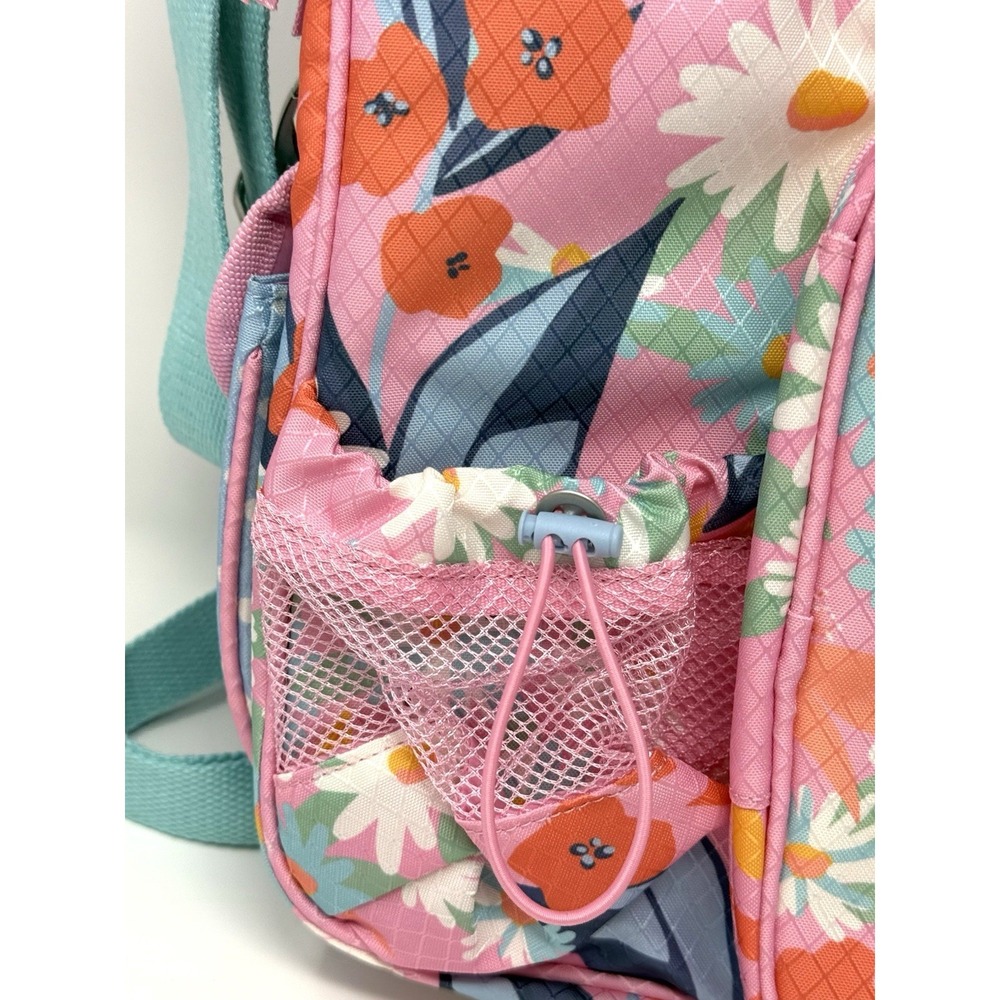 MATILDA JANE Everything Packed Cooler Backpack Pink Multi-color Floral - Picture 2 of 9